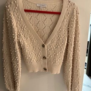 Intermix cropped cardigan